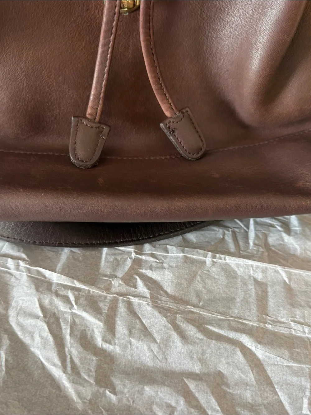 Coach Small Daypack #9751 Mahogany